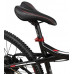  Telefunken Bicicleta eléctrica de montaña de aluminio, cambio Shimano de 9 velocidades, pedelec MTB, 27,5 pulgadas, motor trasero de 250 W, frenos de disco, color antracita/rojo, subida M920 