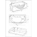  Bañera hidromasaje Jakuzzi Bañera de esquina spa hidromasaje Piscina JUNGLE Terapia luz de colores Jakuzzi para 2 nueva 180 x 96 