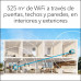  NETGEAR Orbi Mesh WiF 6 RBK853, sistema tribanda compuesto por 1 router y 2 extensores satélite, Cobertura de hasta 525 m² y hasta 100 dispositivos, AX6000 (hasta 6 Gbps) 