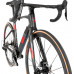  Bicicleta De Carretera De Carbono, Bicicleta De Carretera De Fibra De Carbono 700C con Grupo De 22 Velocidades Juego De Ruedas De Carbono Ultraligero con Tija De SIL White Red-54cm 
