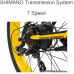 LANKELEISI XF4000 26 Pulgadas Bicicleta de montaña eléctrica 4.0 Nieve Grasa de neumáticos Bicicleta 1000W/500W energía Fuerte 48V batería de Iones de Litio 7 Velocidad suspensión Tenedor 