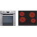  respekta Cocina Pequeña Cocina Bloque de Cocina Cocina Amueblada y Equipada Alto Brillo 300 cm Roble - Gris, 270 cm 
